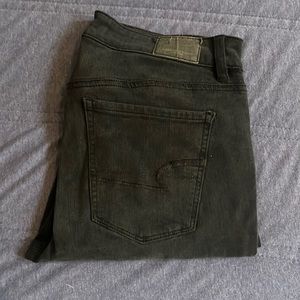 American Eagle Black high rise skinny jeans
